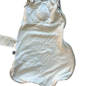 Nested Bean Cream and Blue Kids One Piece